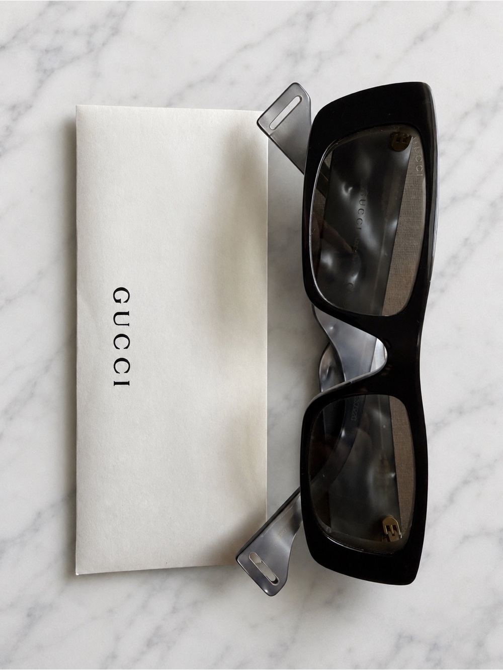 Gucci Smoke Gray Cat-Eye Sunglasses